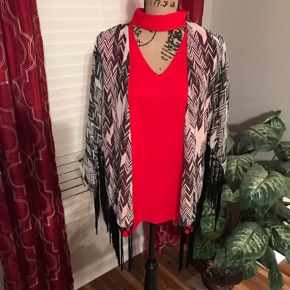 ♦️SOLD♦️Fringe cardigan - Picture 5 of 5